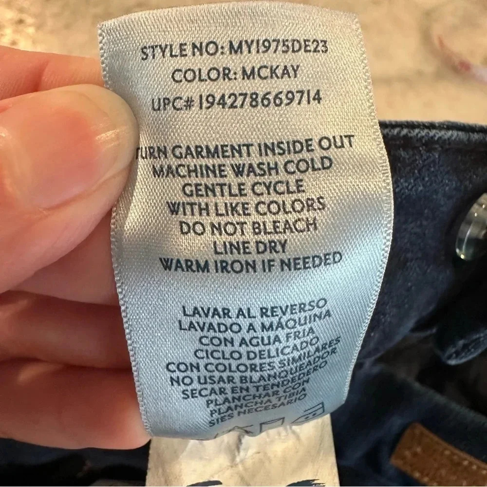 Seven7 High Rise Tummyless Skinny Dark Wash Denim Jeans Size 8 - Picture 7 of 12